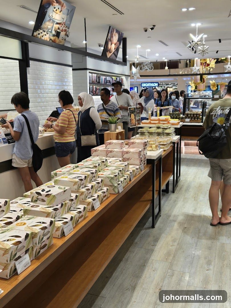 Bakery Interior with Customers