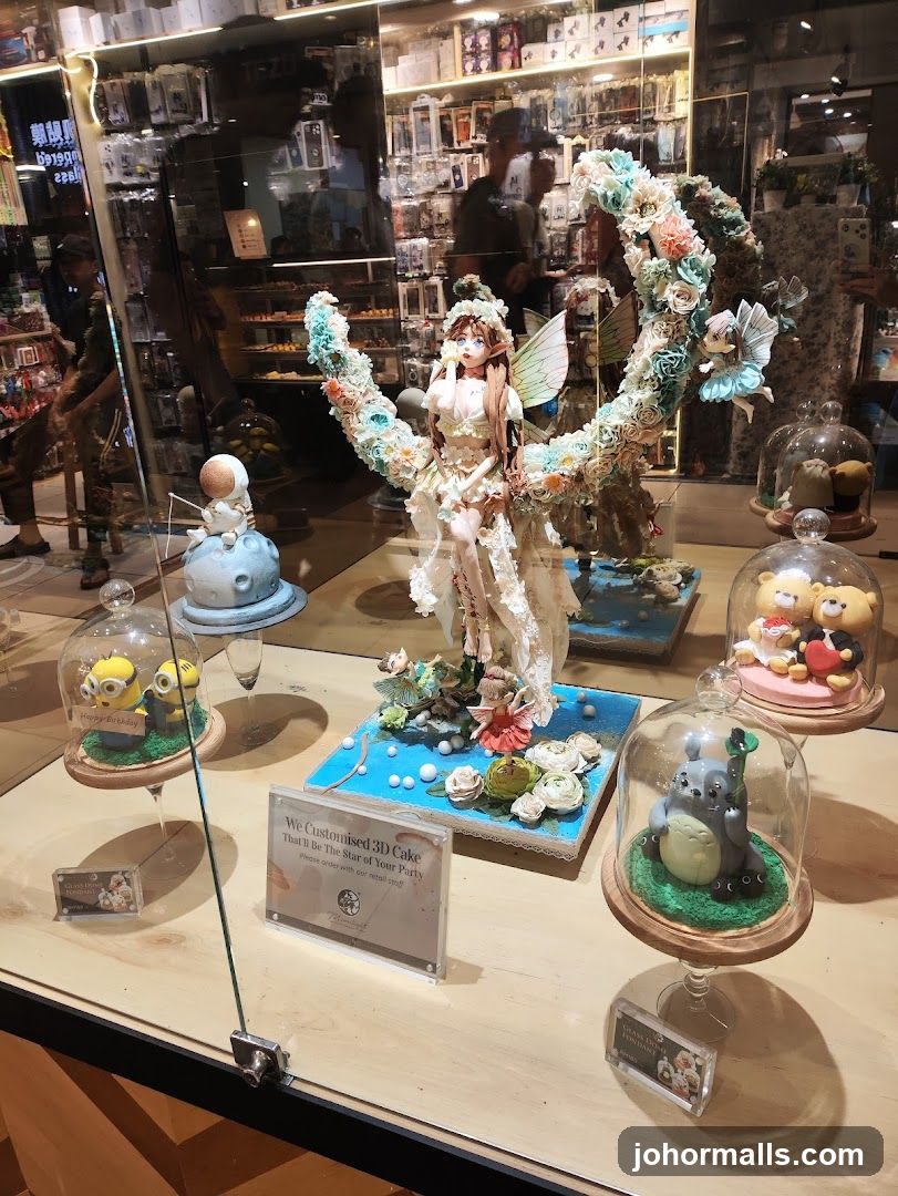 Display of Custom Cakes