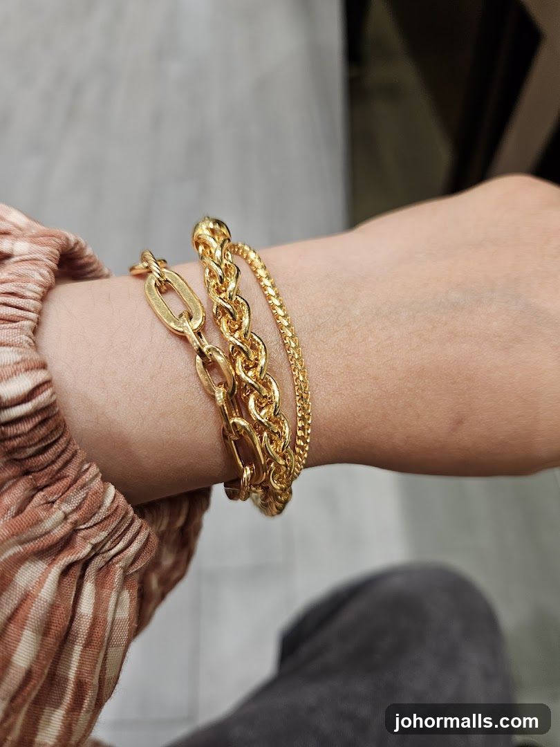 Stacked Gold Bracelets