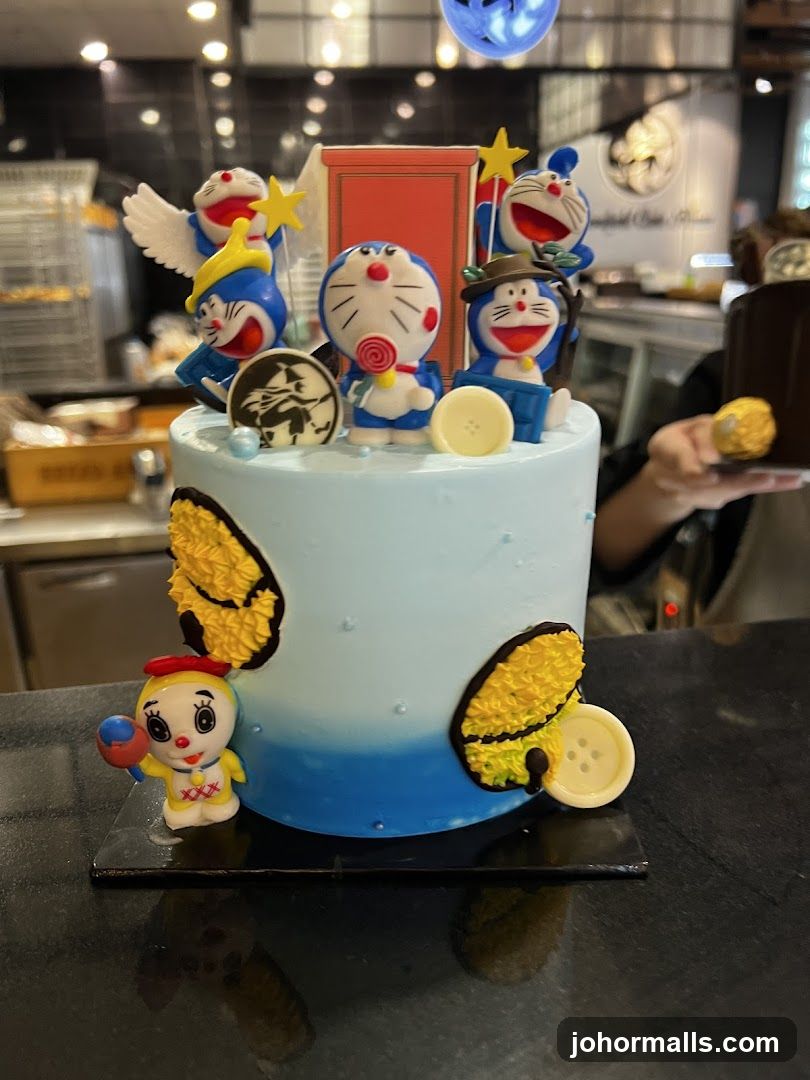Doraemon Themed Cake