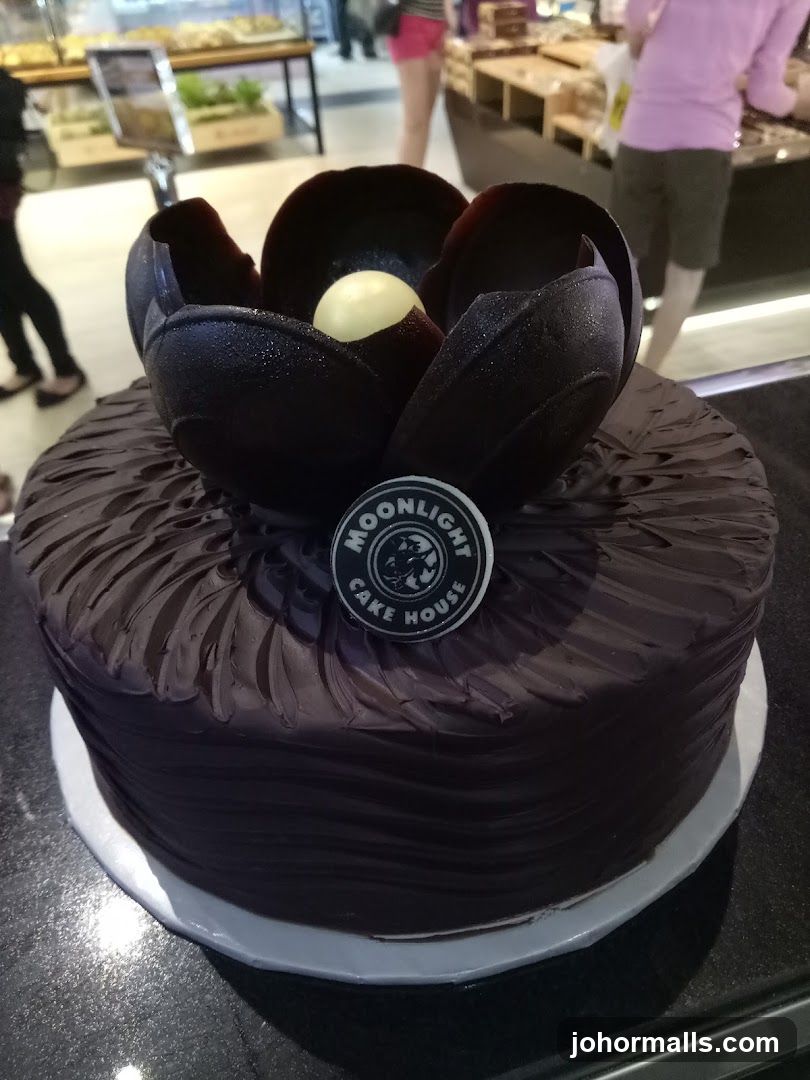 Chocolate Cake with Flower Decoration