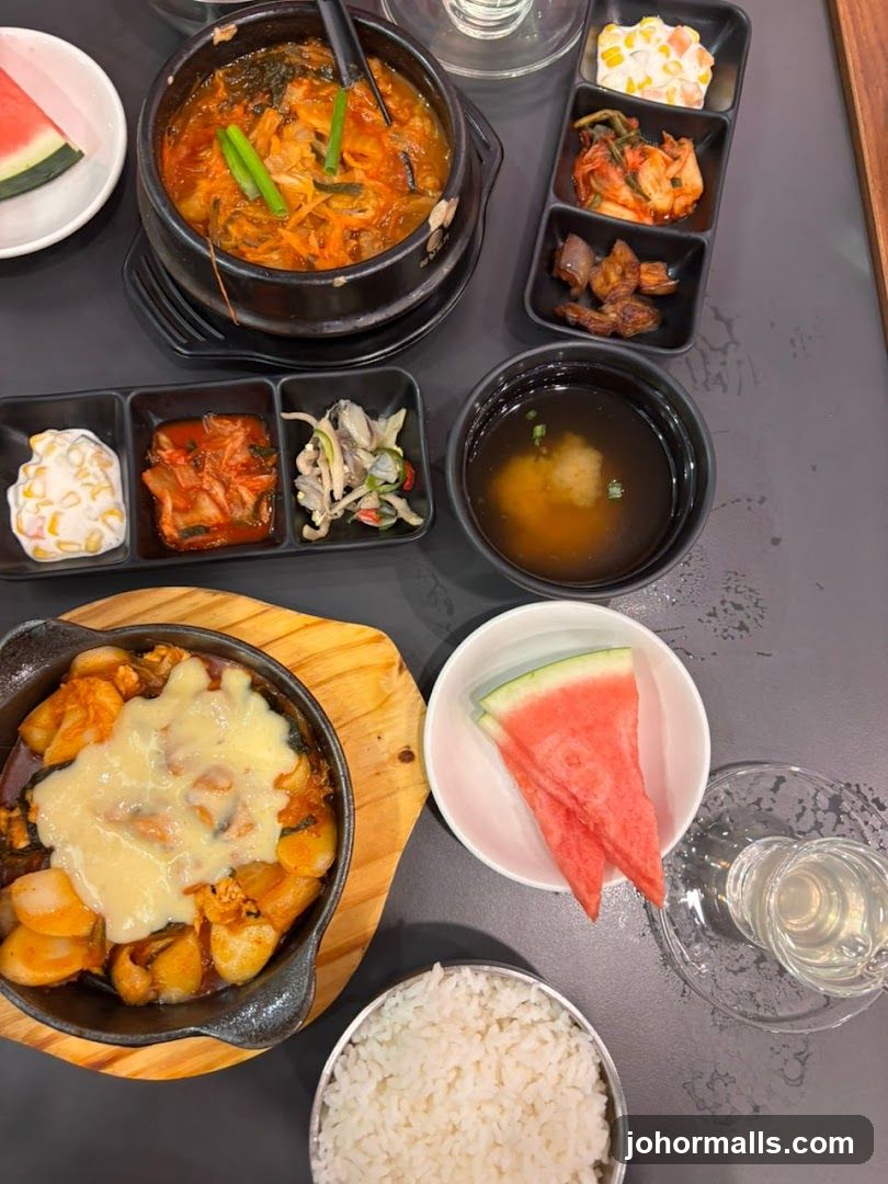 Korean Food Spread