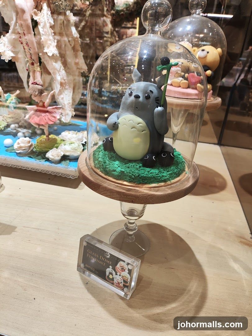 Glass Dome Fondant Display