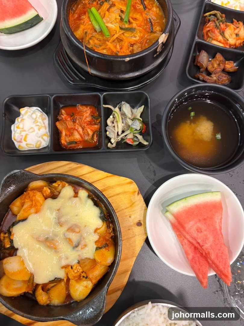 Korean Food Spread