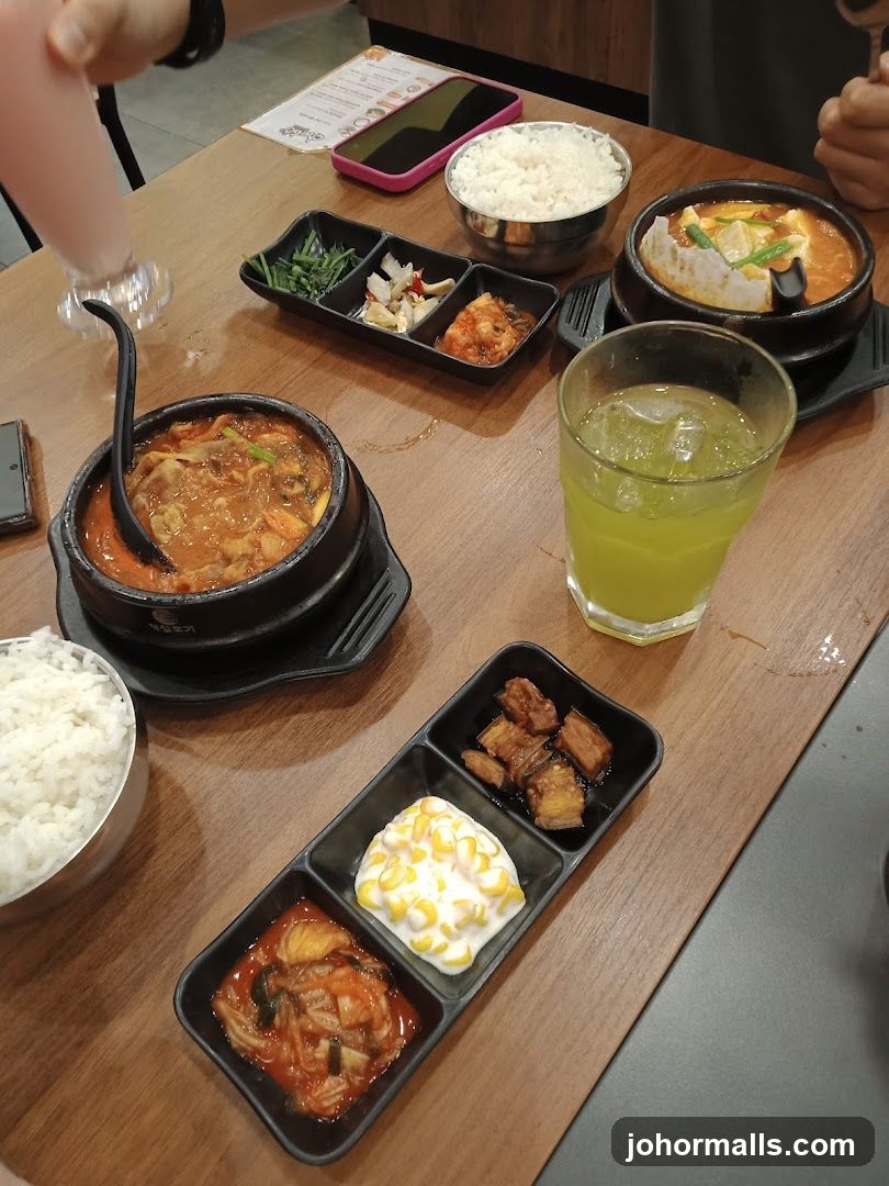 Korean Food Spread