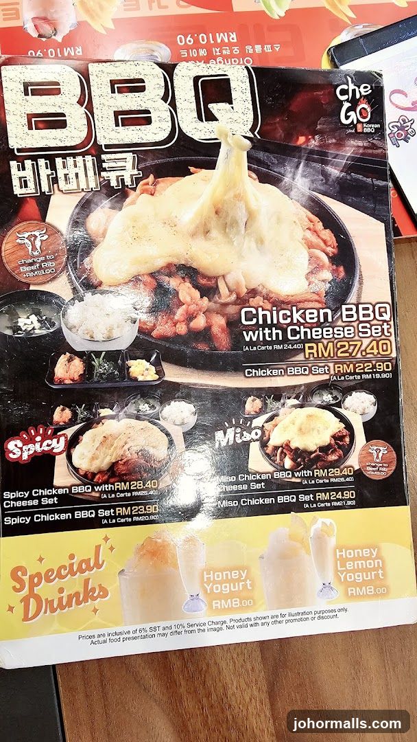 BBQ Menu