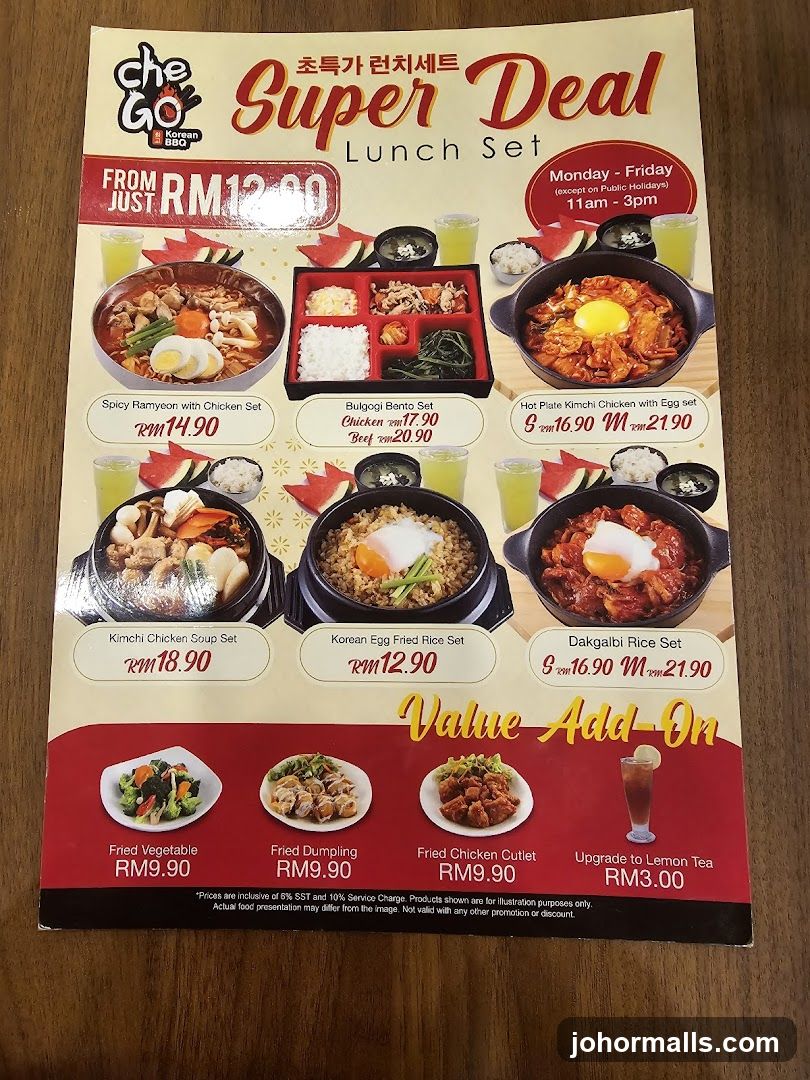 Super Deal Lunch Set