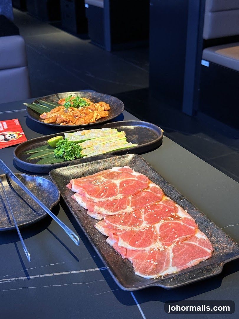 Table with Meat and Vegetables