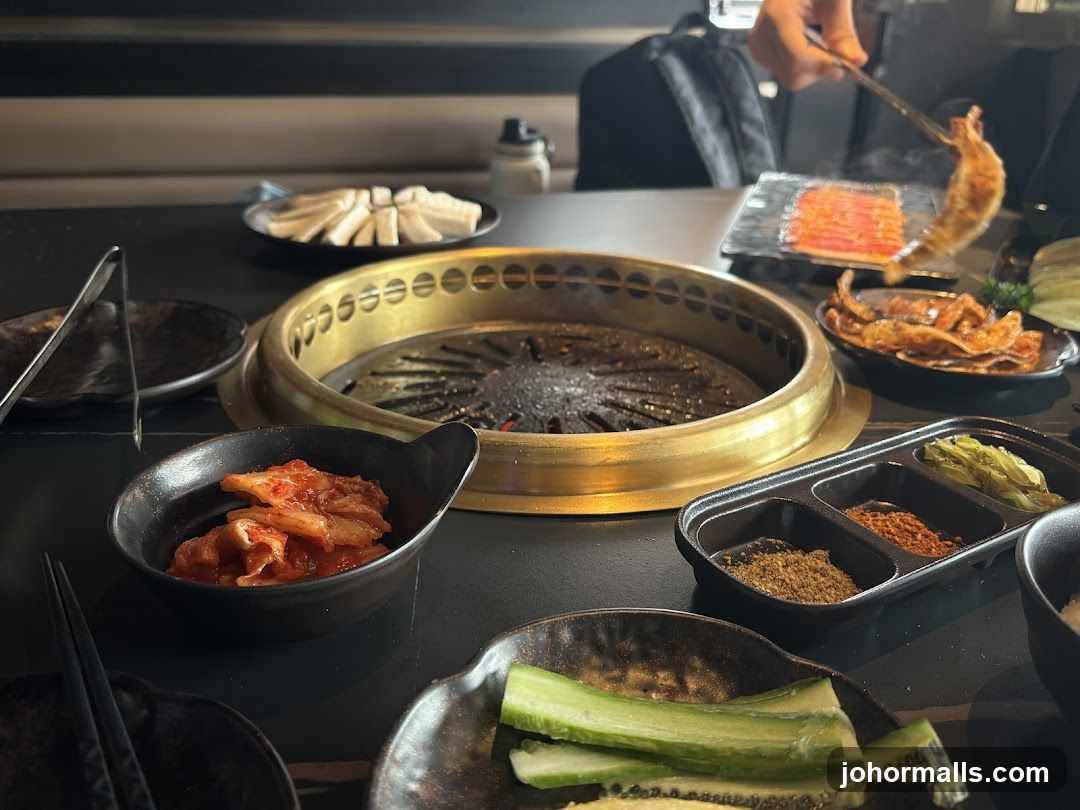 Korean BBQ Table Setting