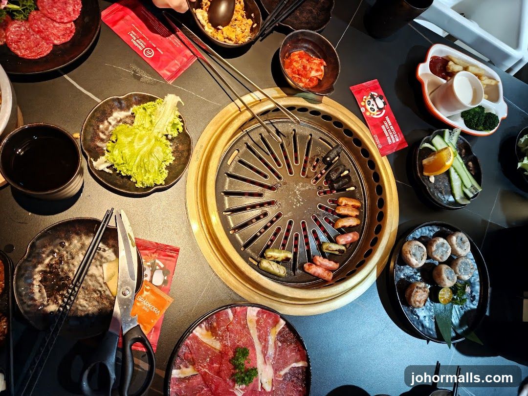 Korean BBQ Table Setting