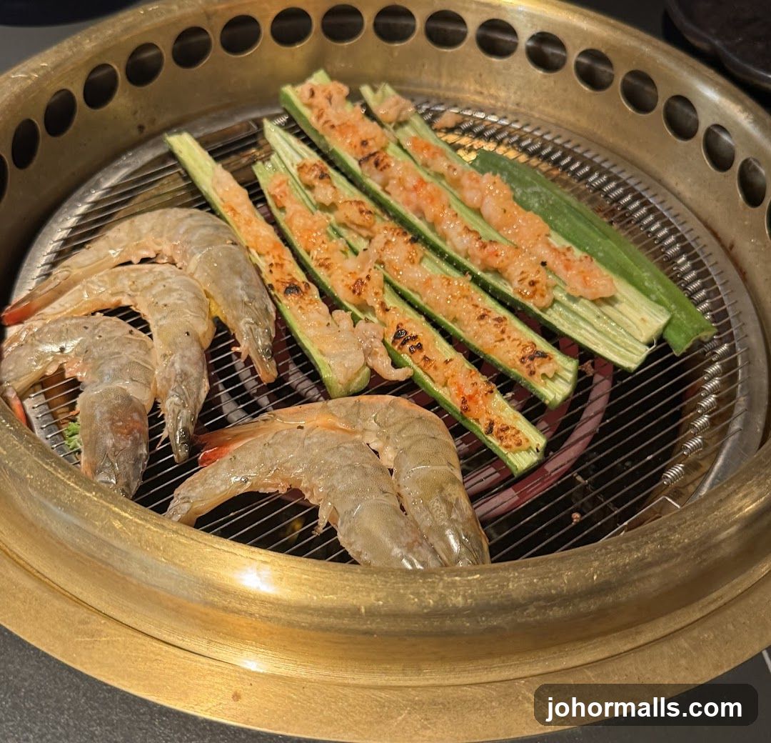 Grilled Shrimp and Vegetables