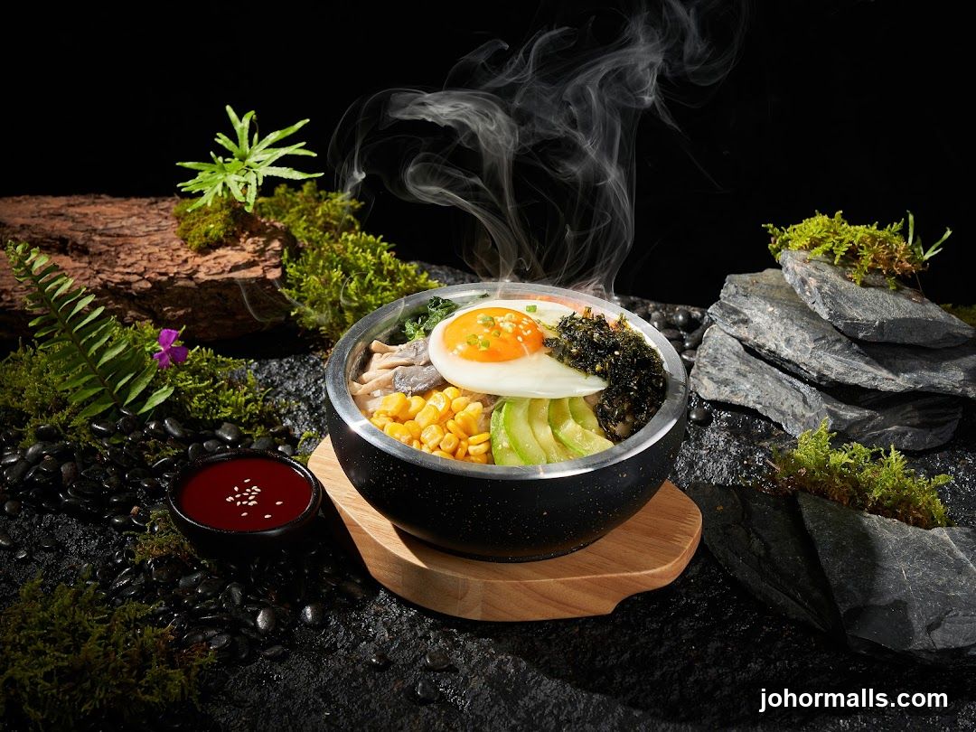 Steaming Bibimbap Bowl