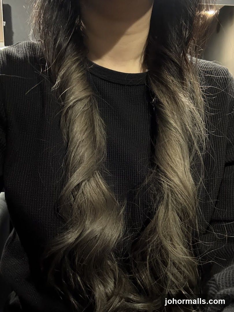 Woman with styled hair
