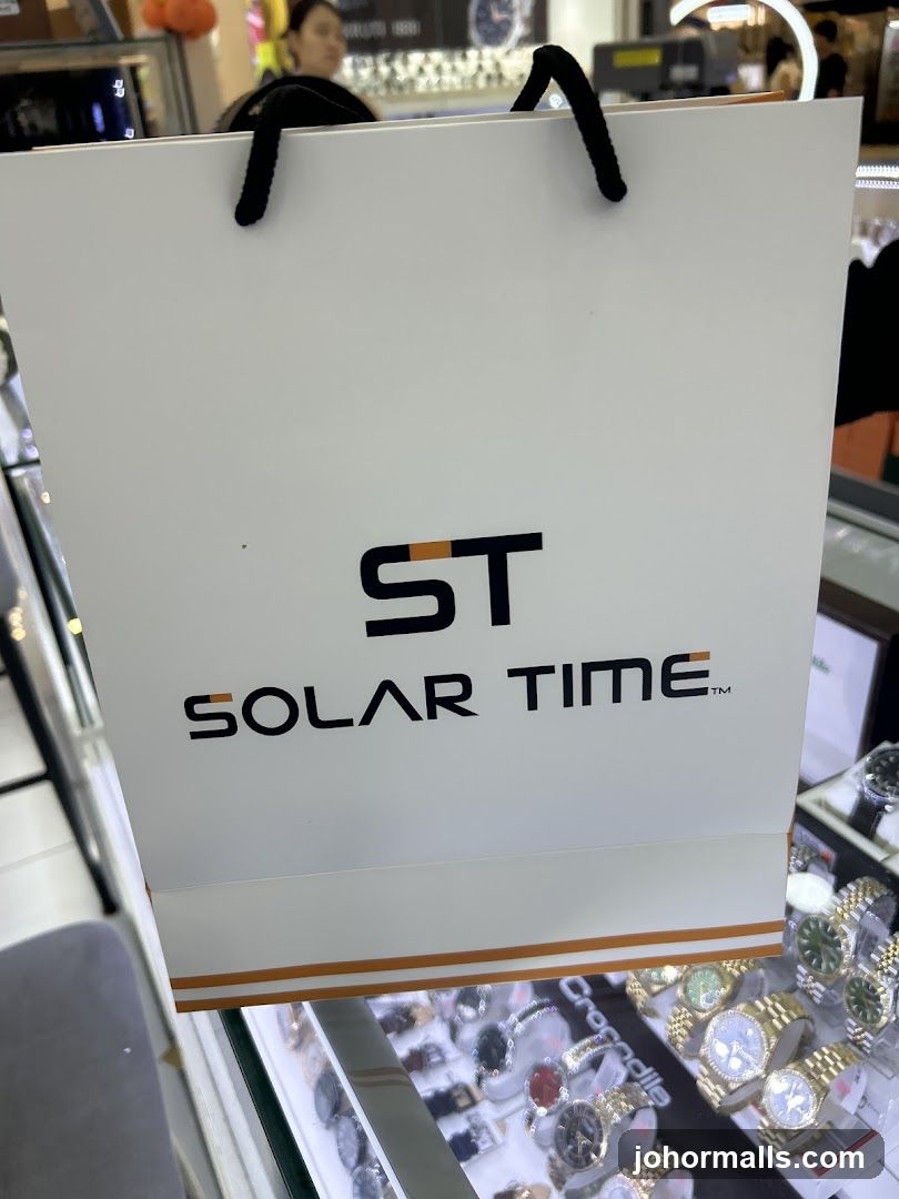 Shopping bag with brand logo