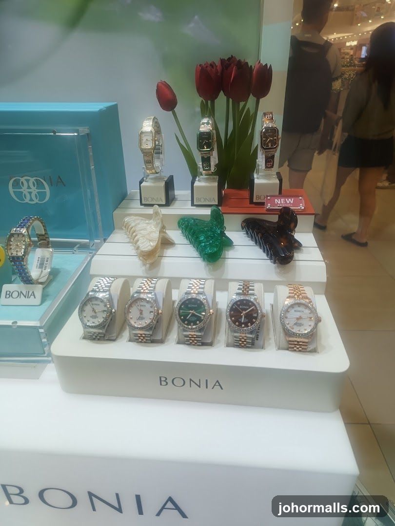 Bonia Watches Display
