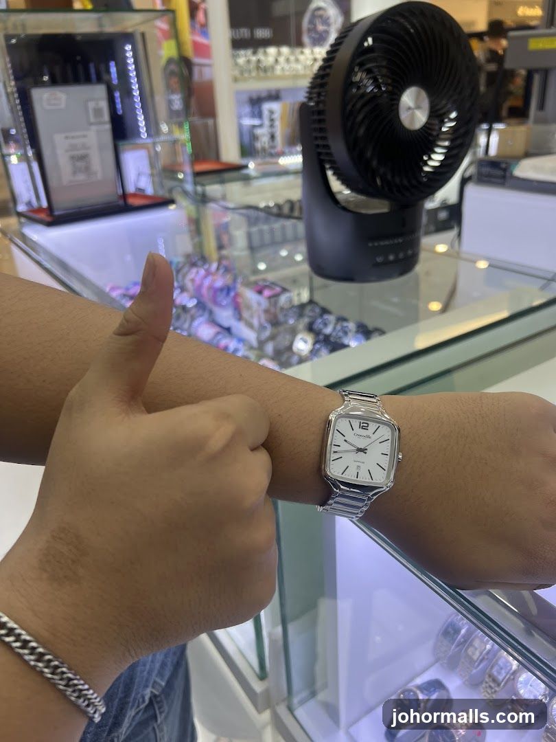 Person wearing a watch