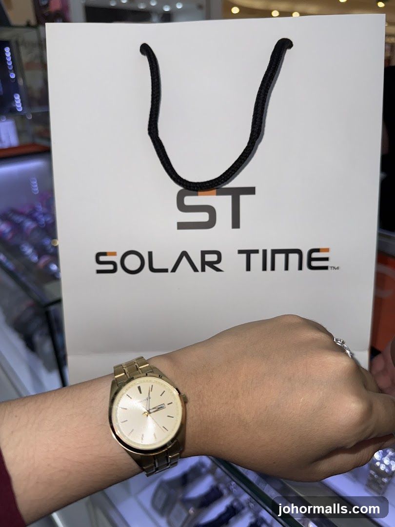 Watch and Shopping Bag