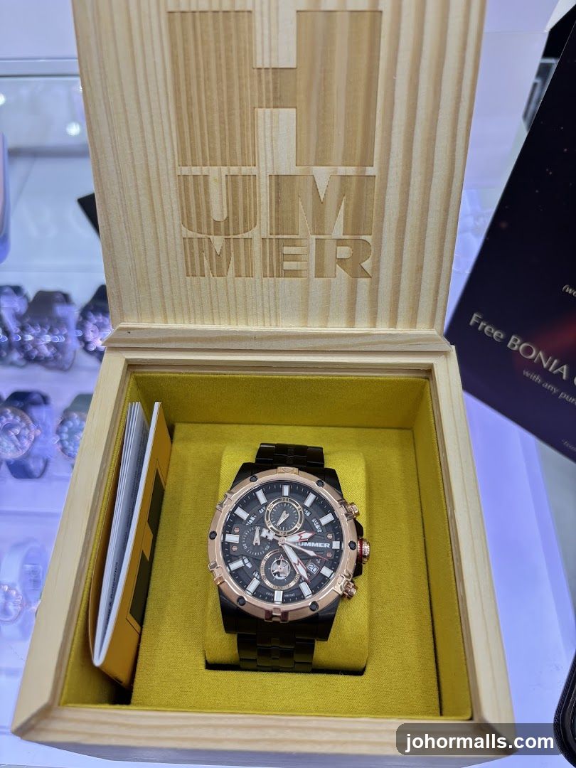 Watch in a wooden box