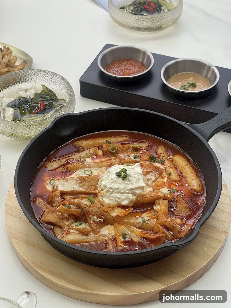 Korean Rice Cakes with Creamy Sauce
