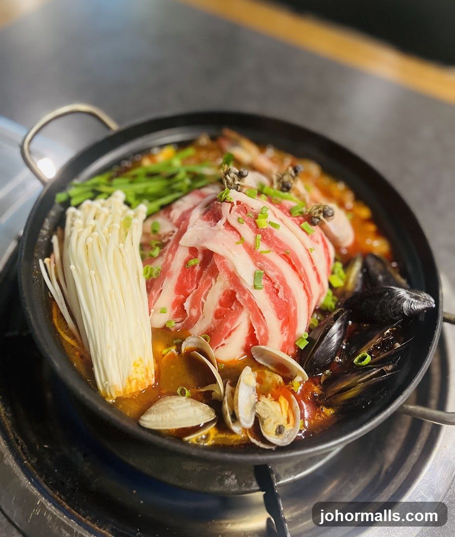 Seafood and Beef Hot Pot