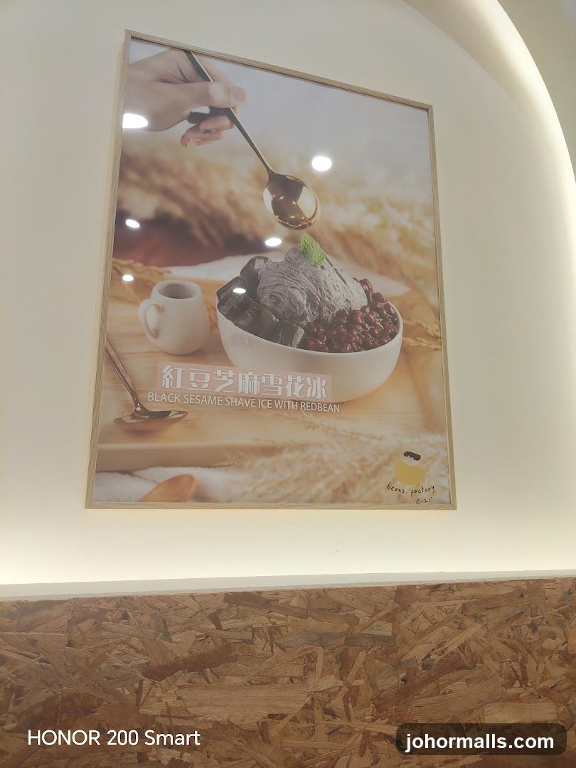 Black Sesame Shave Ice with Redbean Advertisement