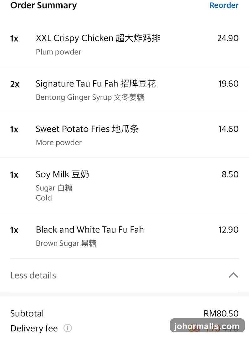 Order Summary