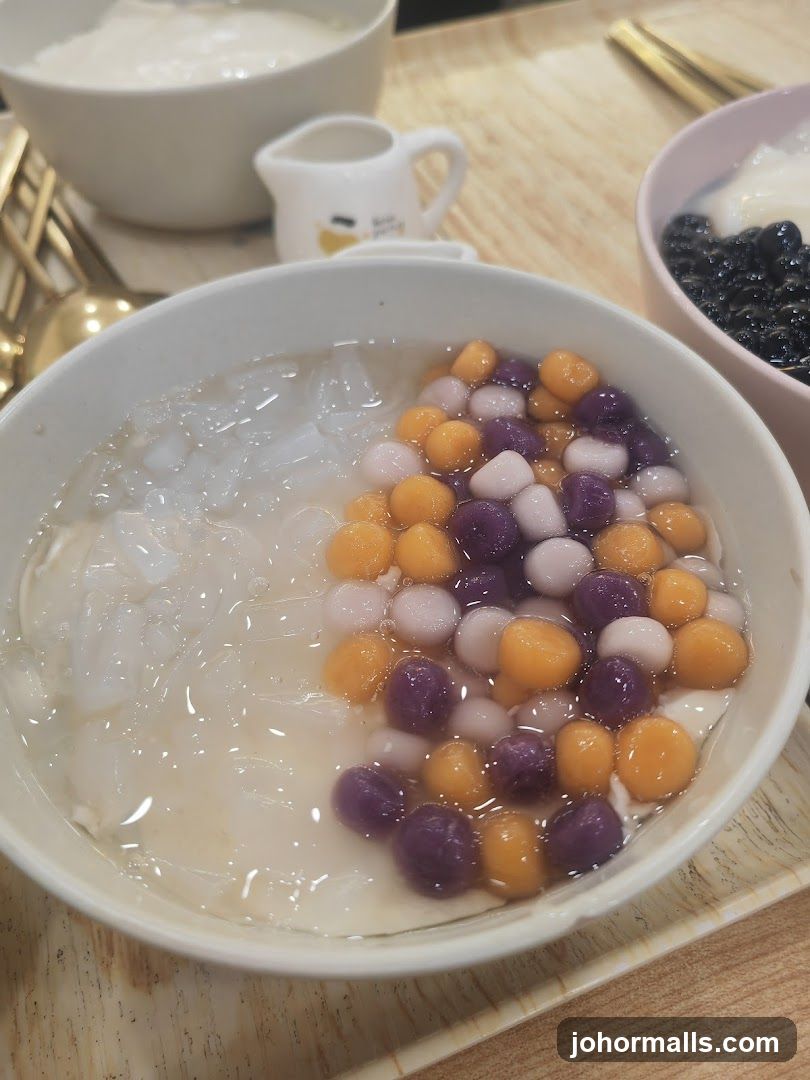 Dessert with Taro Balls