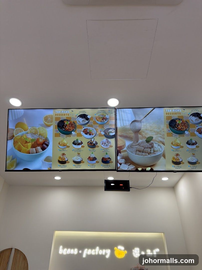 Dessert Menu