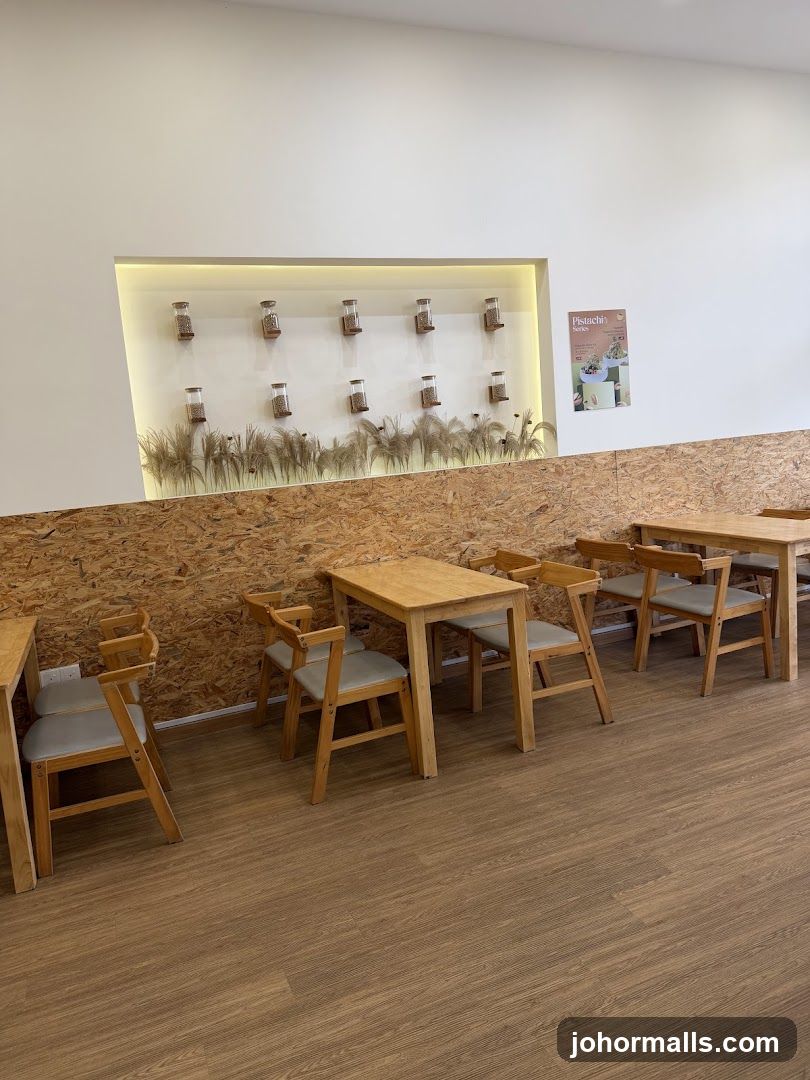 Cafe Interior with Seating and Decor