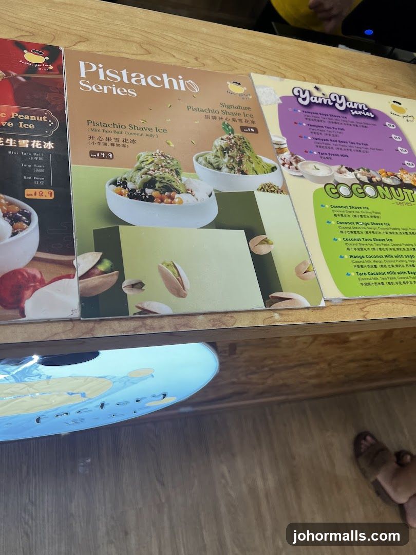 Dessert Menu