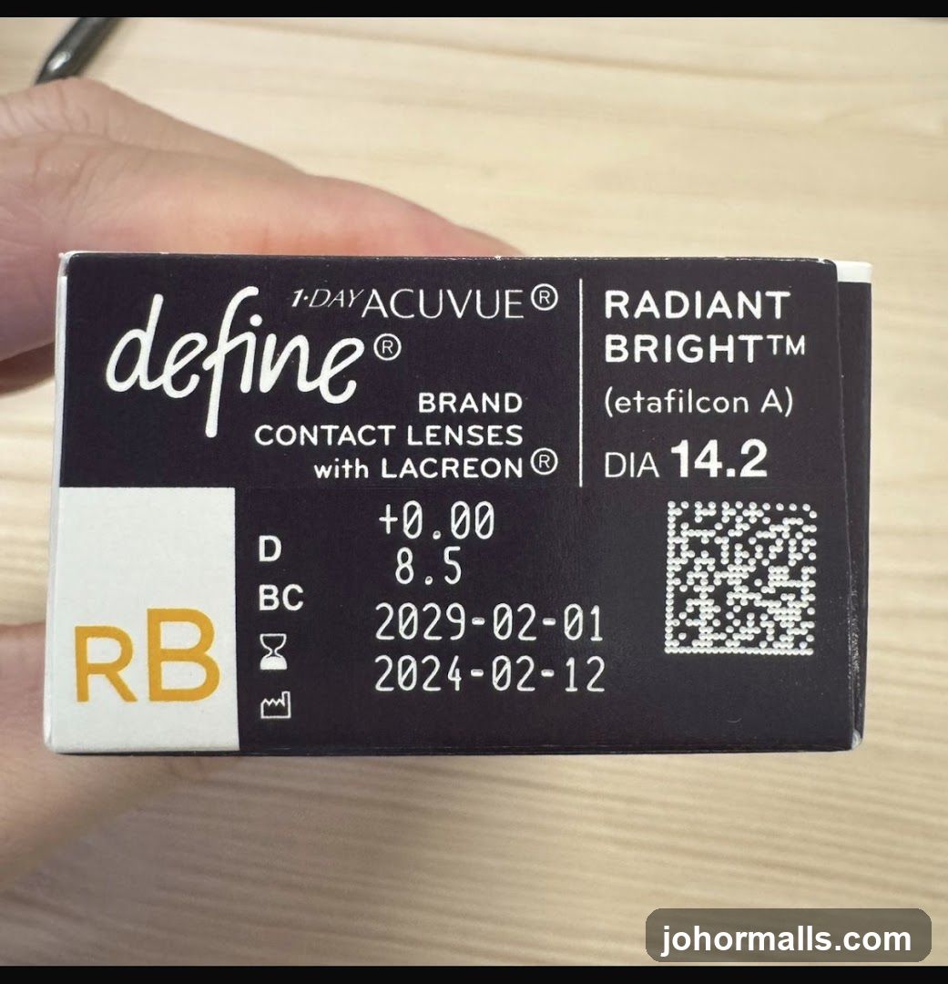 1-DAY ACUVUE Define Radiant Bright Contact Lenses