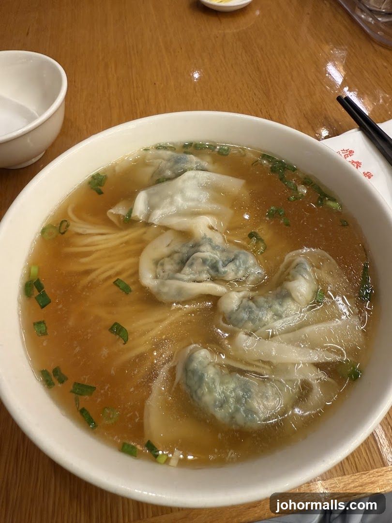 Wonton Noodle Soup