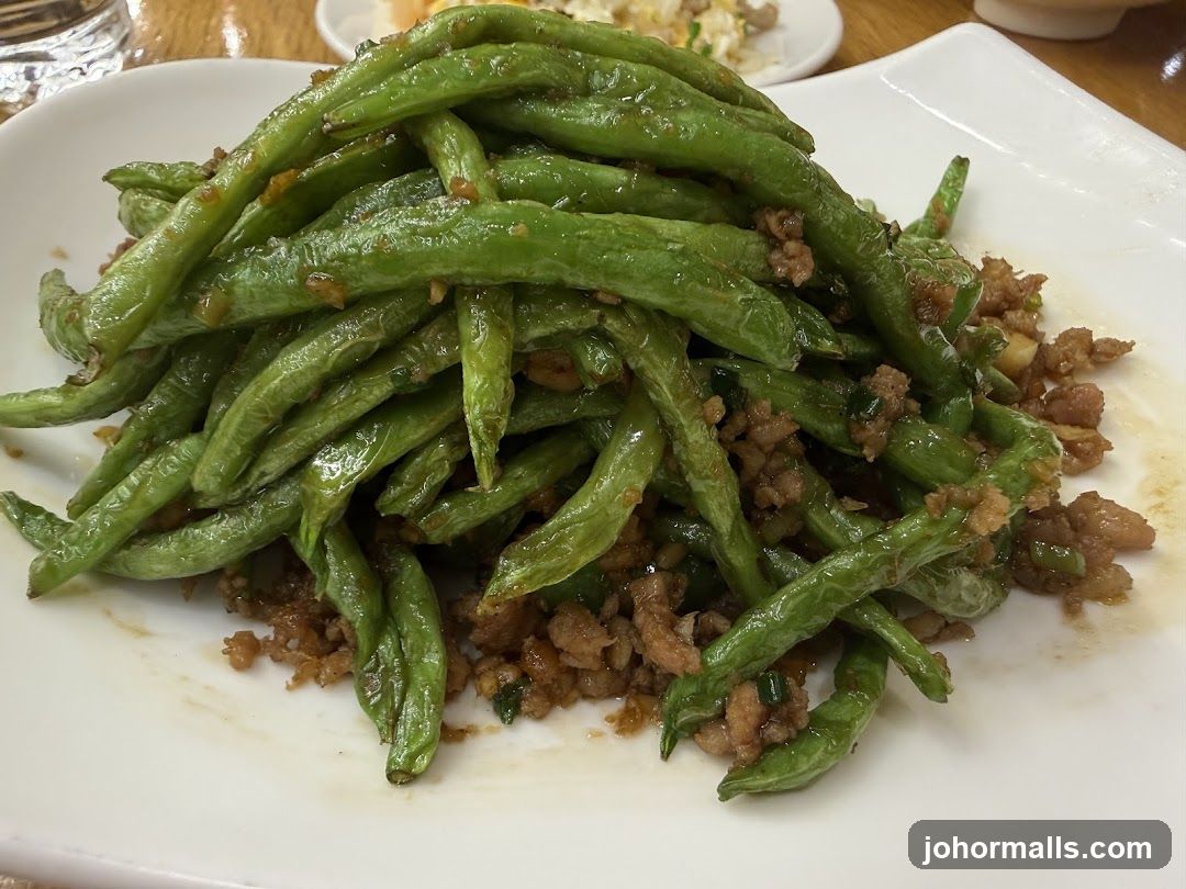 Green Beans with Minced Meat