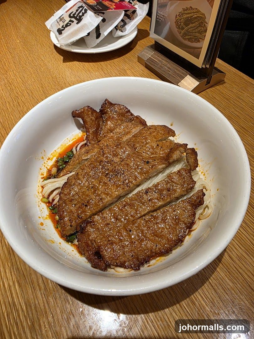 Sliced Pork with Noodles