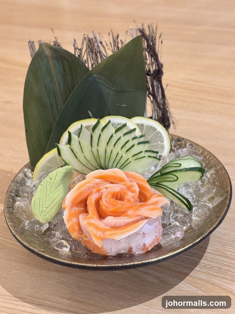 Salmon Sashimi Rose