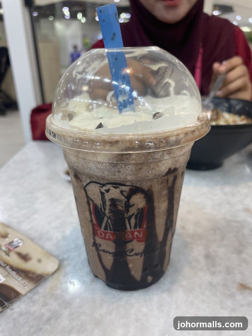 Chocolate Frappe with Whipped Cream