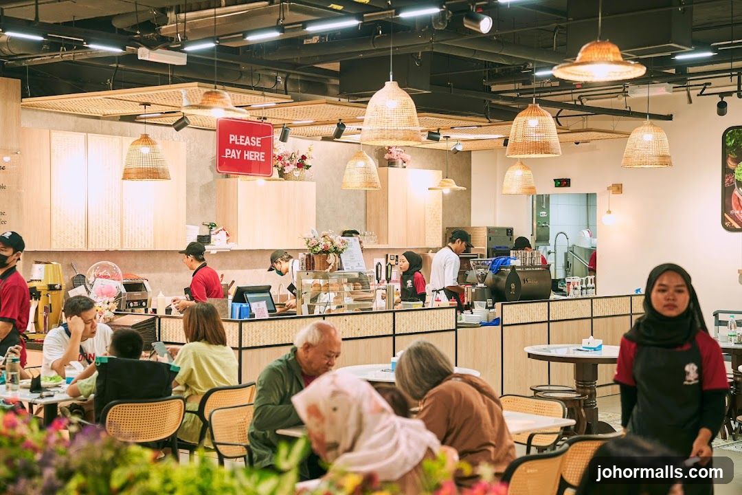 Busy Cafe Interior