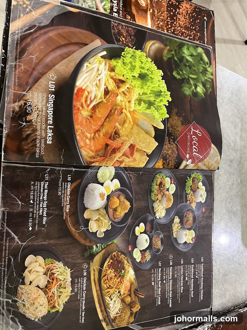 Local Delicacies Menu