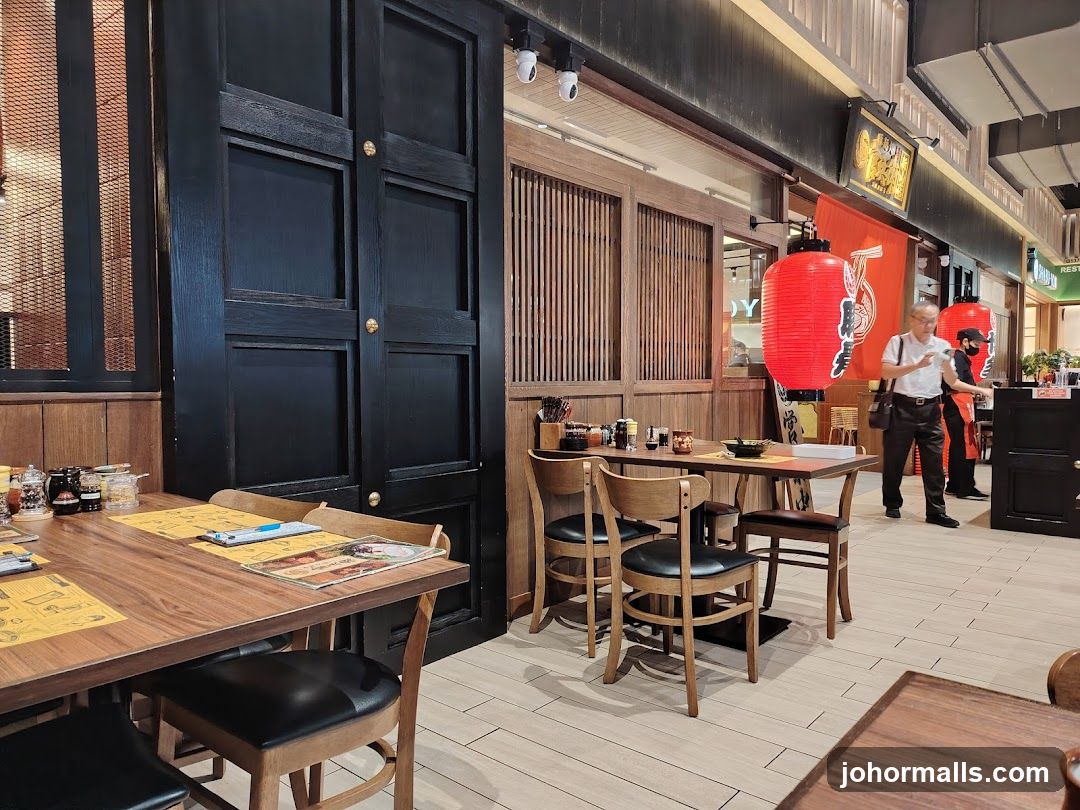 Restaurant Interior with Japanese Decor