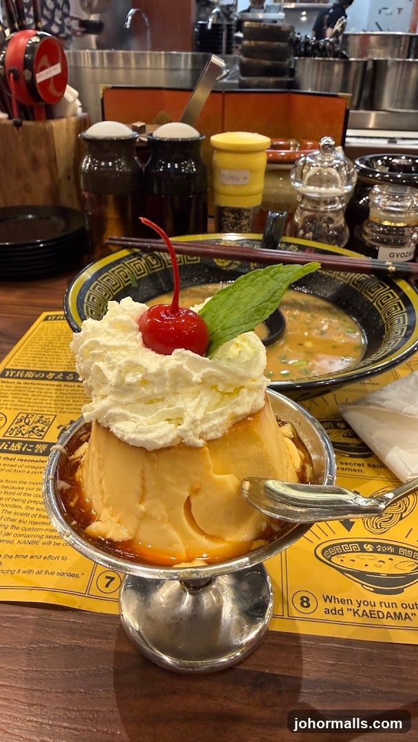 Dessert with Ramen
