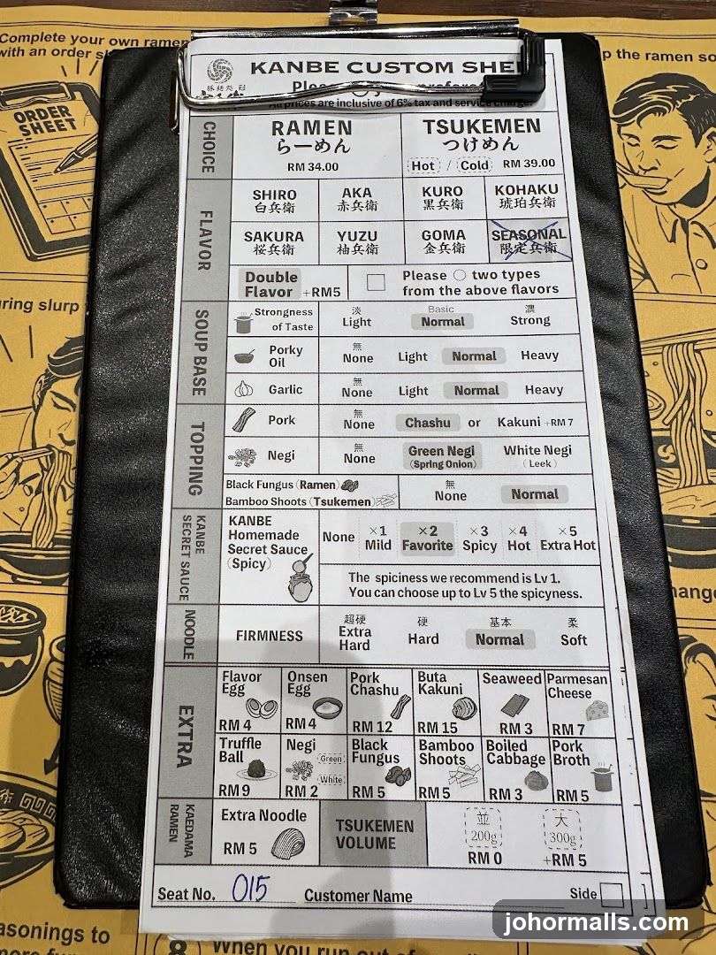KANBE CUSTOM SHEET