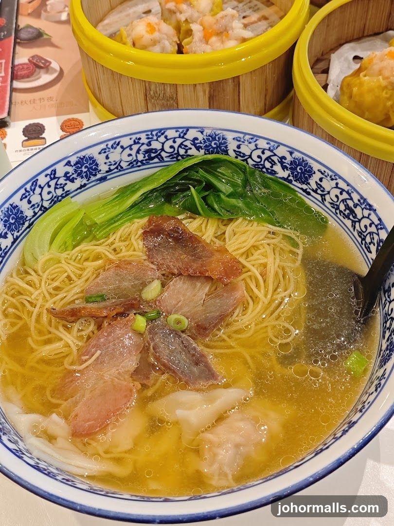 Noodle Soup with Char Siu and Wontons