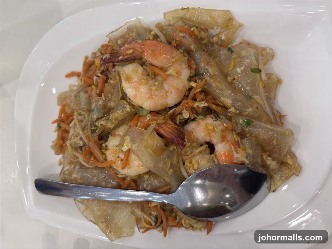 Shrimp and Noodles Dish