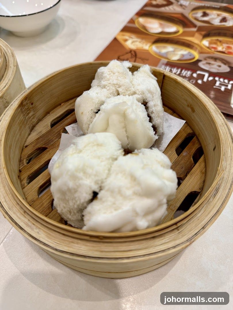 Steamed Buns in a Bamboo Steamer