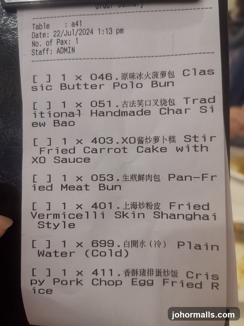 Order Summary