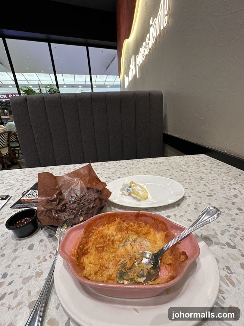 Leftover Food on Table