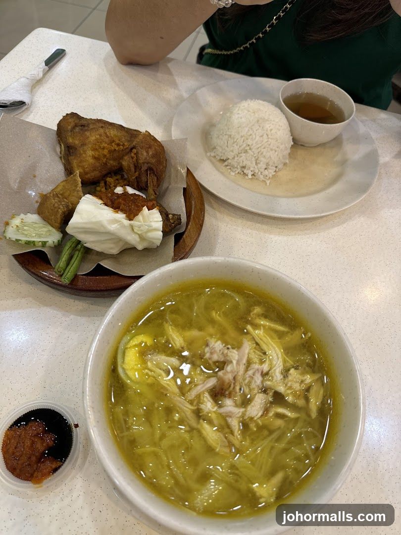Soto Ayam and Fried Chicken