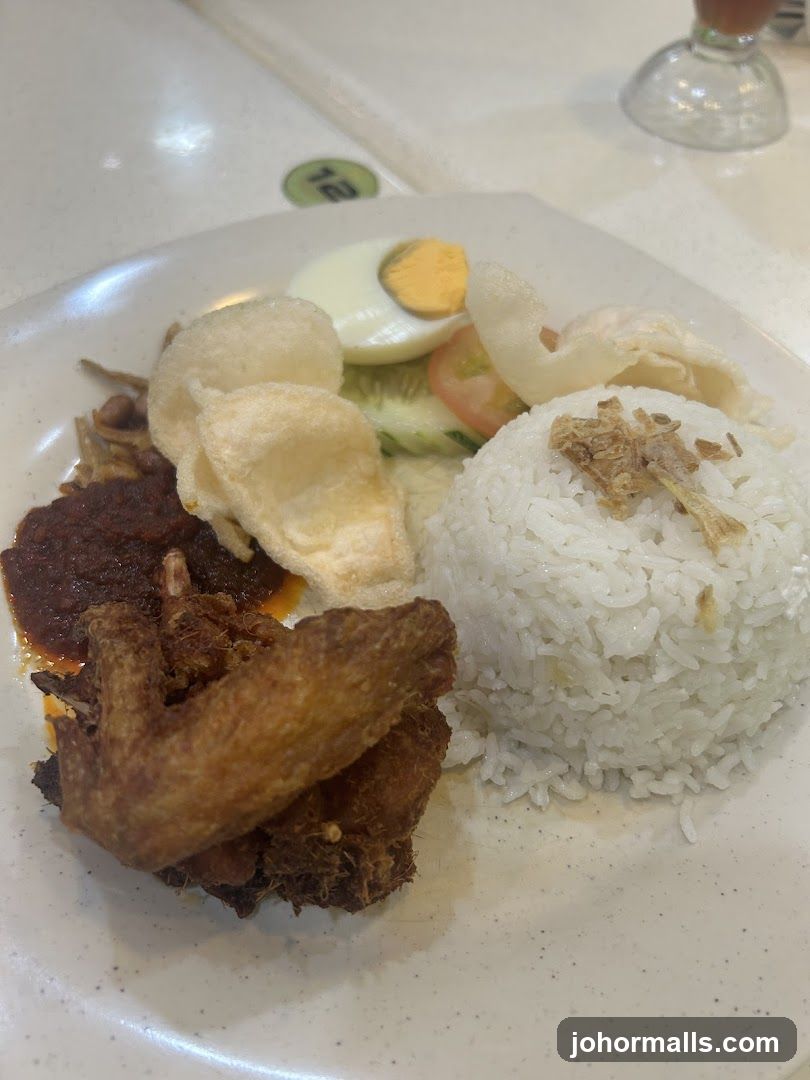 Fried Chicken Rice Plate