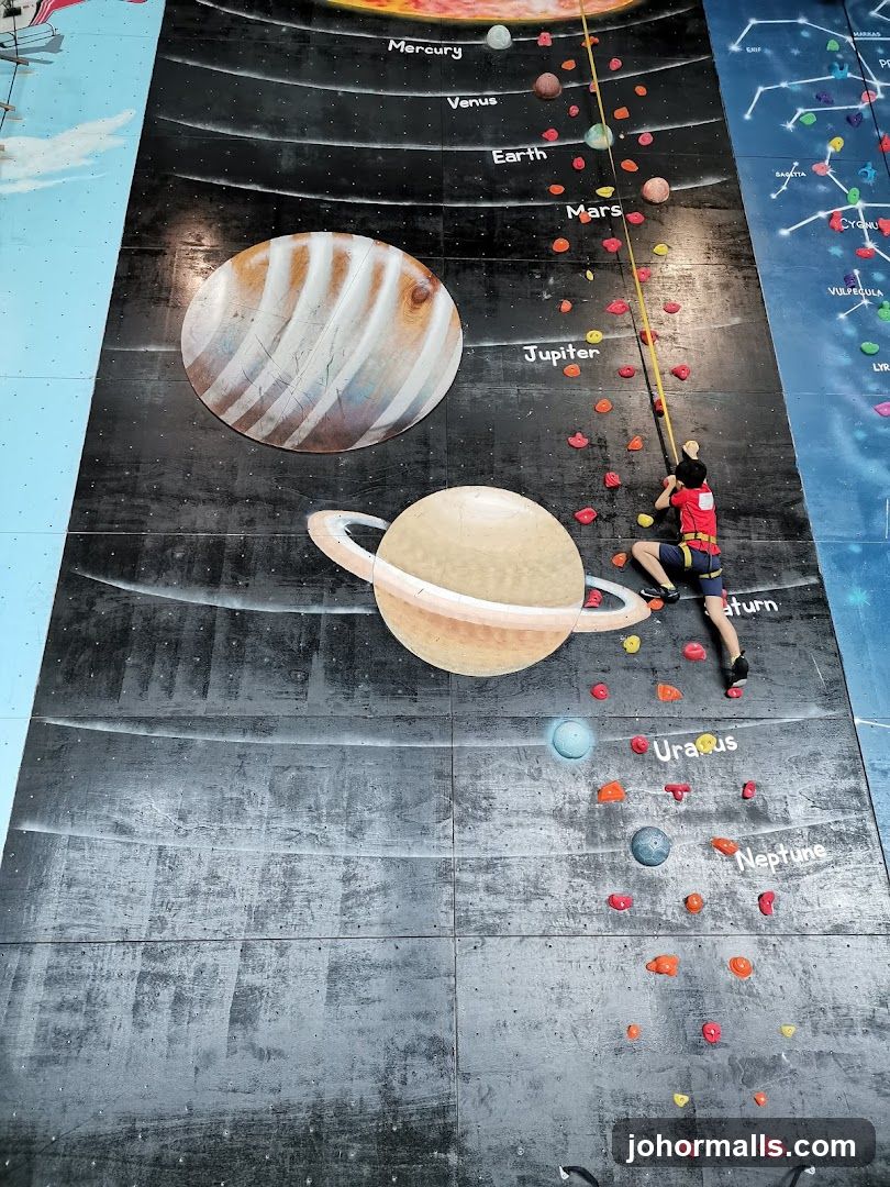 Solar System Climbing Wall