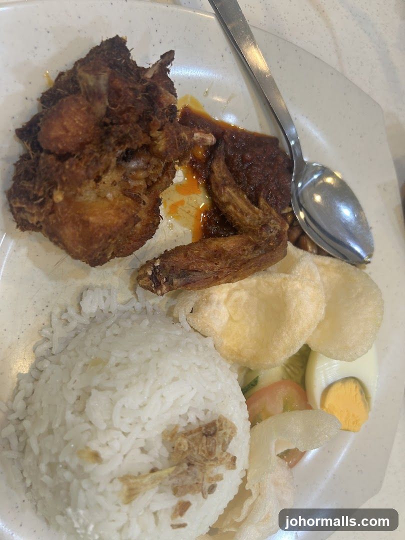 Fried Chicken Rice Plate
